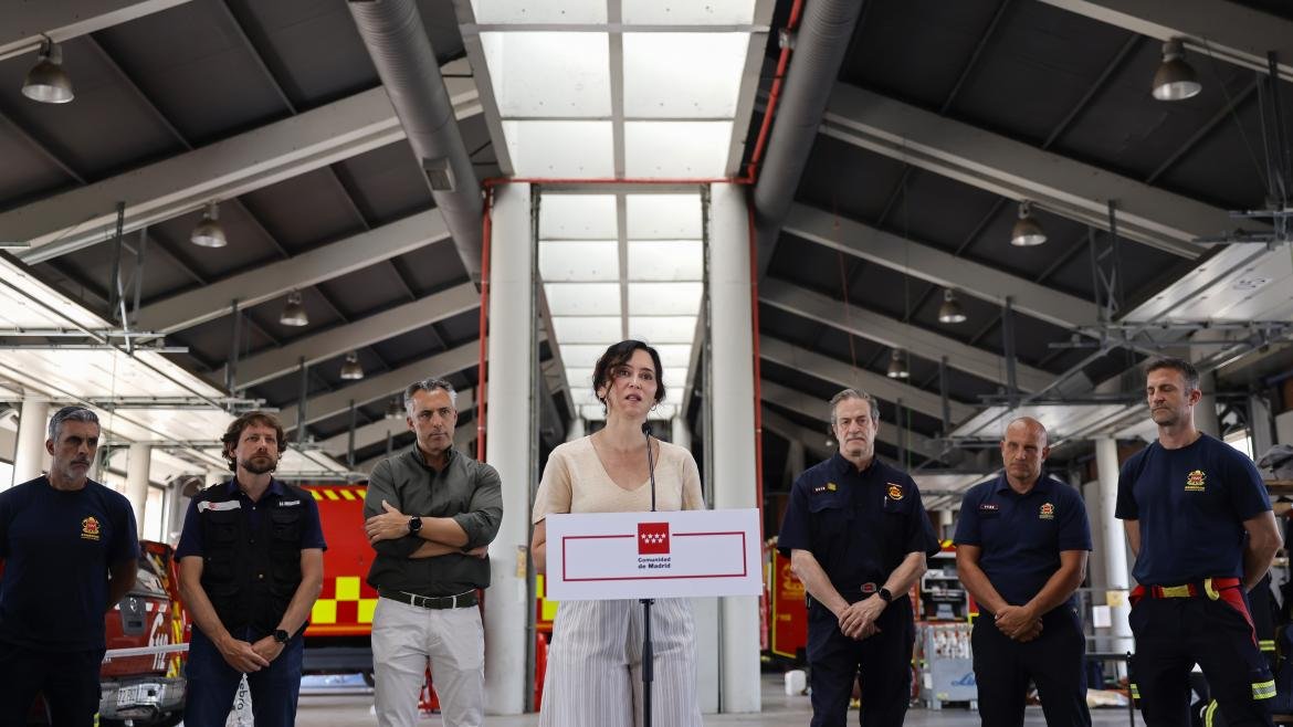 Díaz Ayuso anuncia que la Comunidad de Madrid aprobará ayudas especiales para paliar los efectos de los incendios en la región