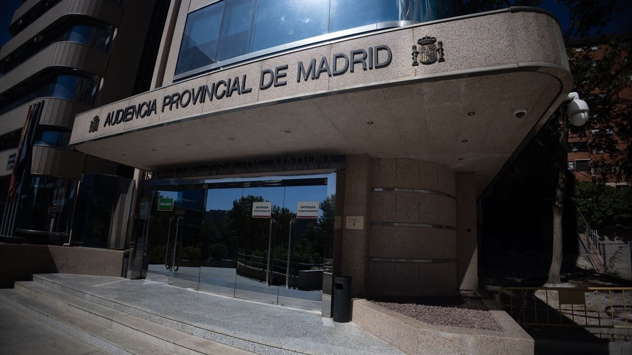 Fachada de la sede de la Audiencia Provincial de Madrid