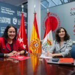 La presidenta Isabel Díaz Ayuso durante la reunión