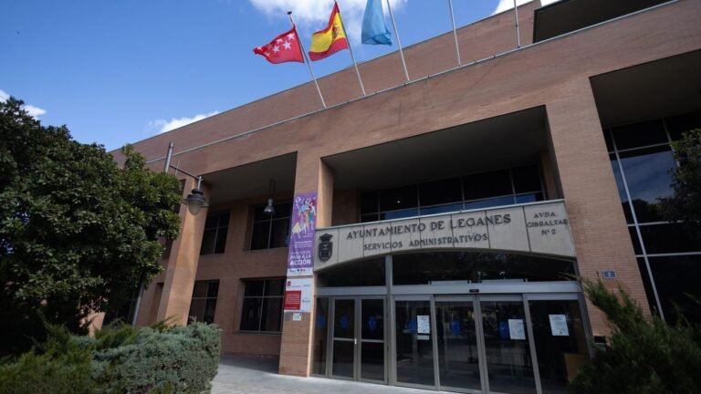 Fachada del Ayuntamiento de Leganés