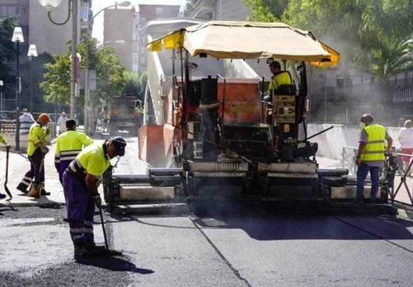 Operación asfalto en Móstoles