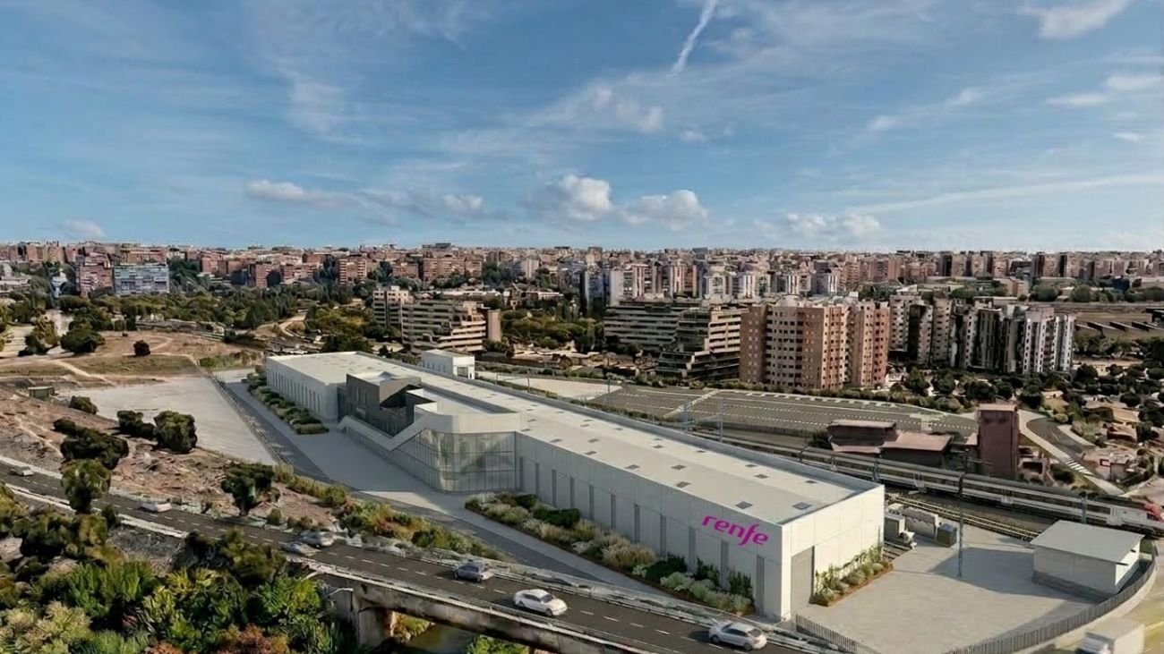 Proyecto de la base de mantenimiento para trenes de la línea C-5 de Cercanías