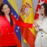 La presidenta Isabel Díaz Ayuso y María Corina Machado