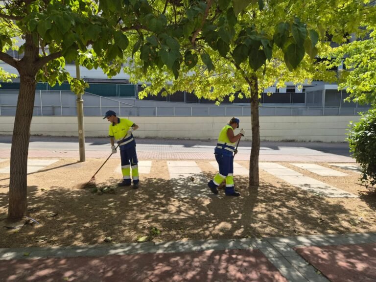 El Ayuntamiento de Móstoles intensifica la limpieza y conservación de sus parques y zonas verdes