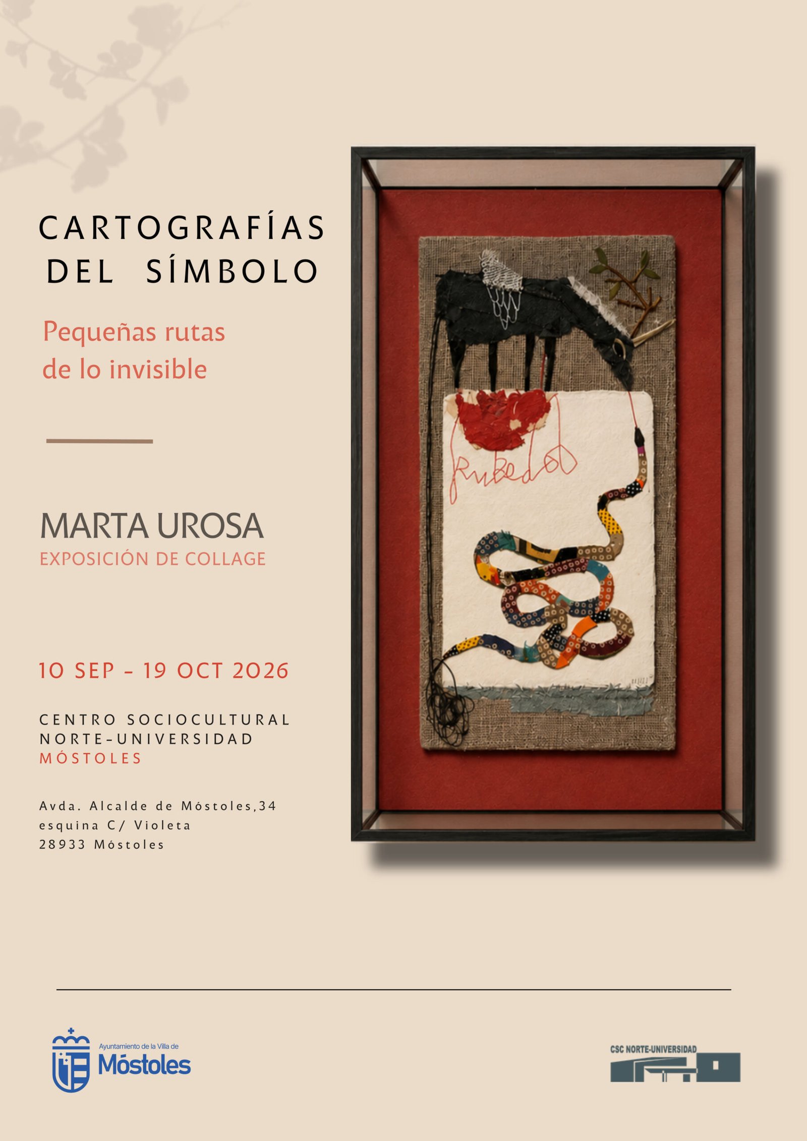 Móstoles acoge la exposición "Cartografías del símbolo" de la artista Marta Urosa