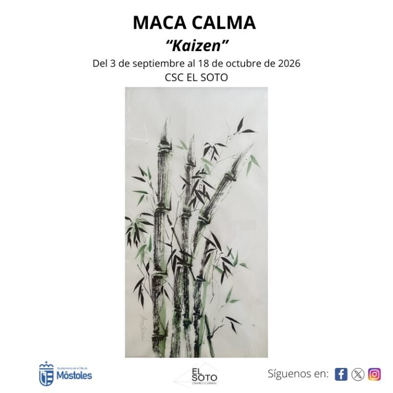 Móstoles invita a explorar el crecimiento personal con la exposición "Kaizen" de Maca Calma
