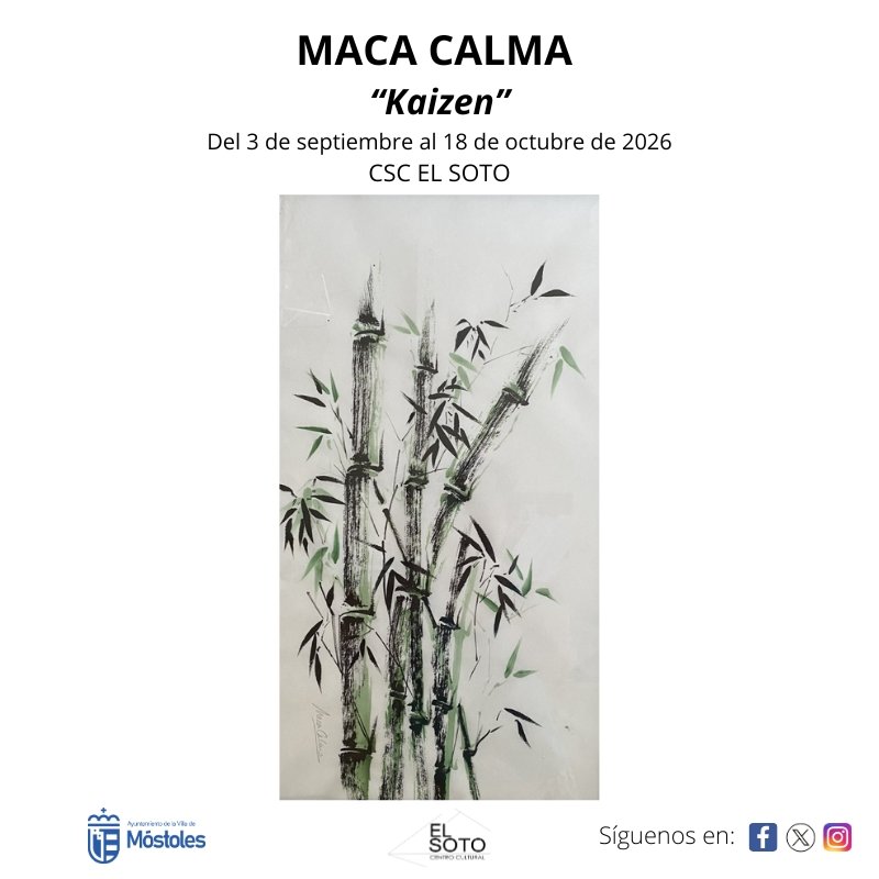 Móstoles invita a explorar el crecimiento personal con la exposición "Kaizen" de Maca Calma