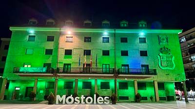 La fachada del Ayuntamiento de Móstoles se iluminará de verde por la Semana Mundial de Enfermedades Mitocondriales