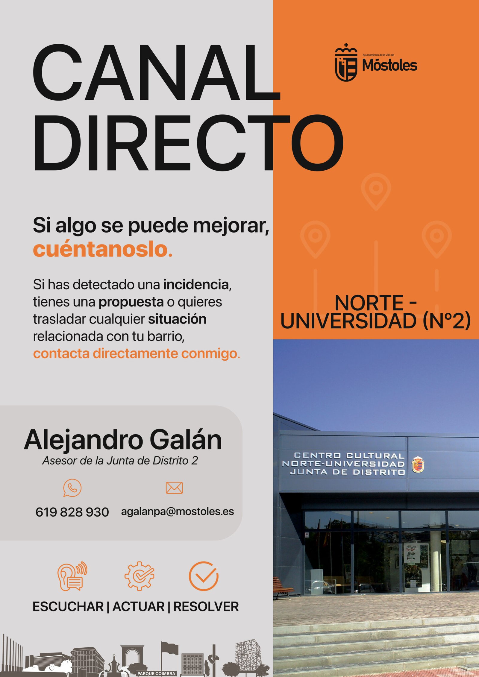 El Ayuntamiento de Móstoles habilita un canal directo para que los vecinos presenten sus propuestas de mejora