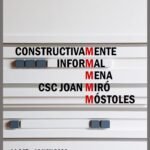 Móstoles acoge la exposición "Constructivamente informal" del artista plástico Mena en el CSC Joan Miró