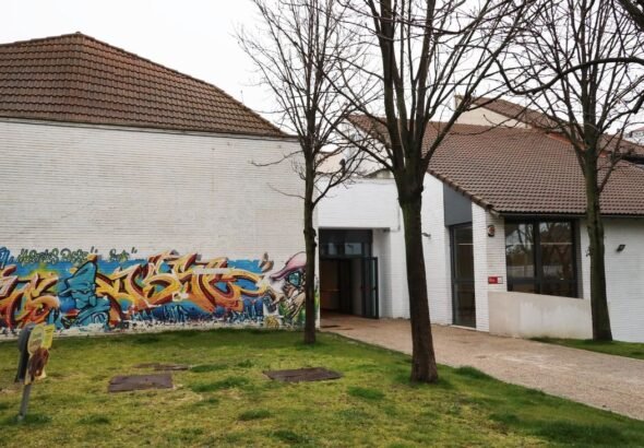 Exterior del centro socio cultural Caleidoscopio, en Móstoles